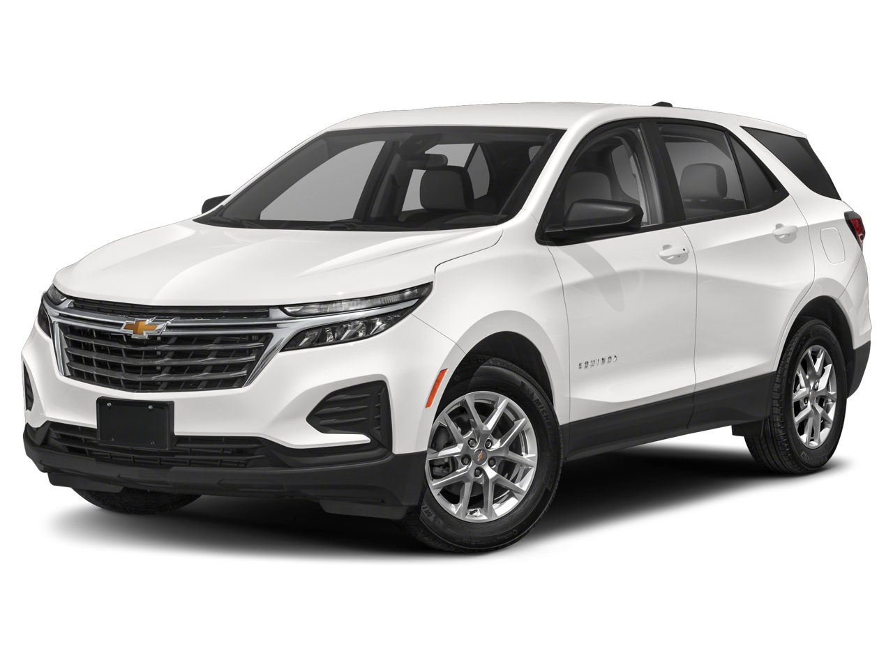 2022 Chevrolet Equinox LT in Mosaic Black Metallic — front three-quarter view
