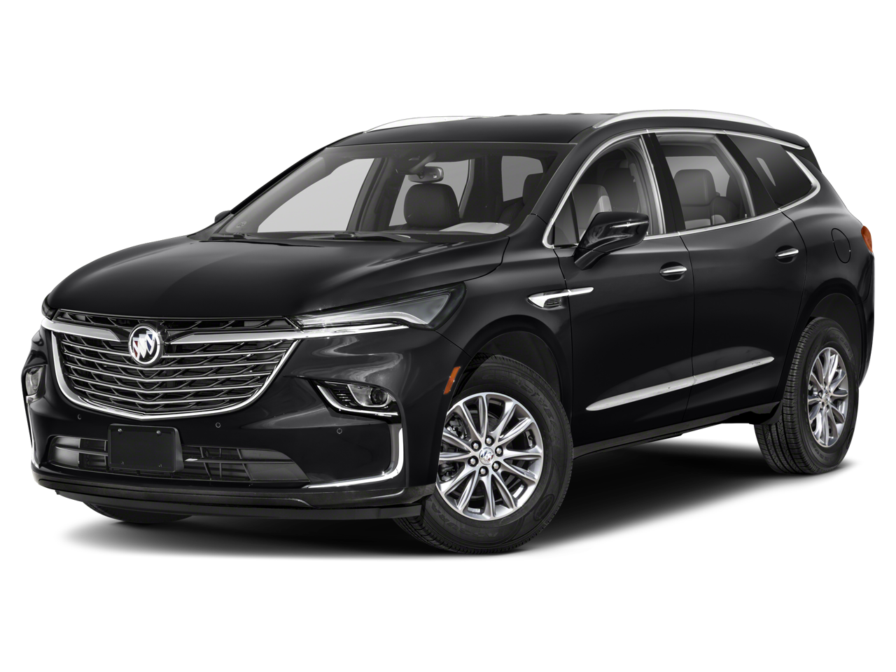 2024 Buick Enclave Essence in Moonstone Gray Metallic — front three-quarter view