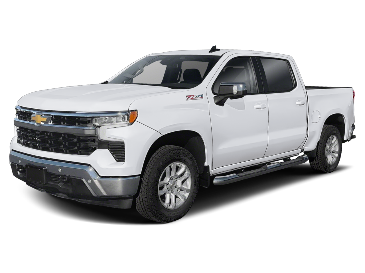 2025 Chevrolet Silverado 1500 LTZ in Black — front three-quarter view
