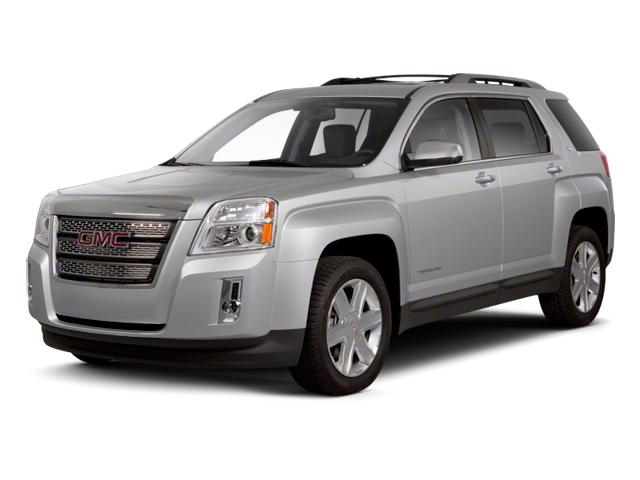 2012 GMC Terrain SLE-2 in Quicksilver Metallic — front three-quarter view